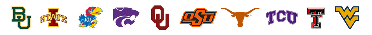 Big 12 Logos Big 12 Logos
